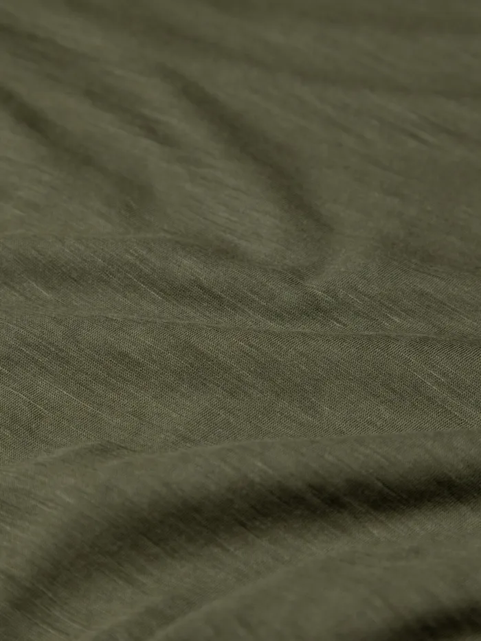 Finisterre Base Layers and Underwear Men Seeker Merino TShirt Olive