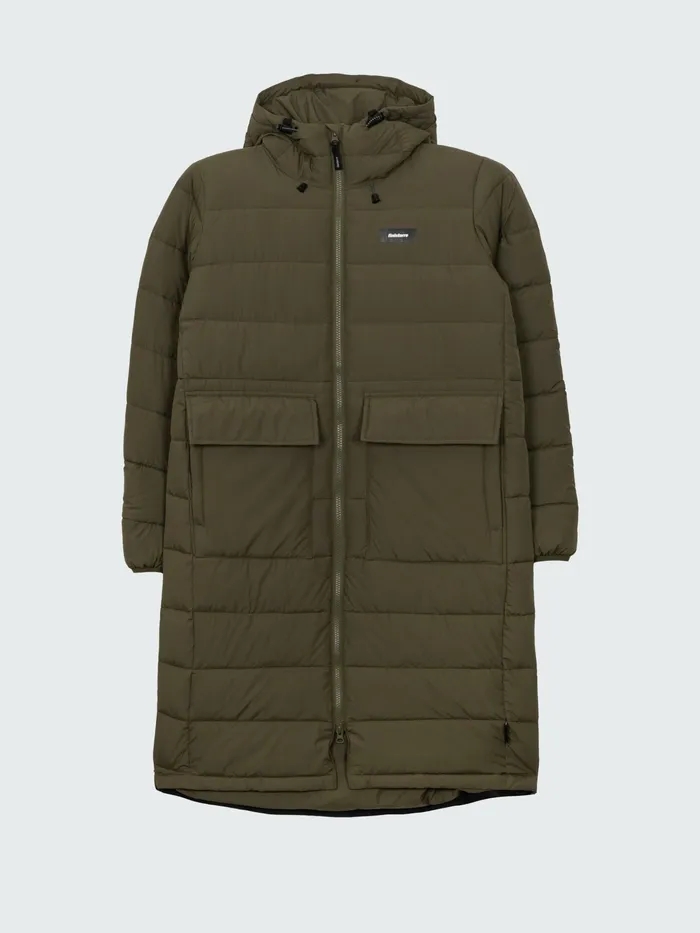 Finisterre Jackets and Coats Women Elara Coat Olive