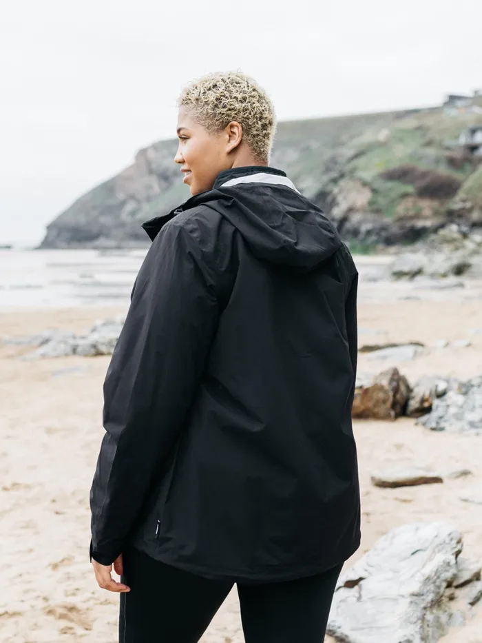 Finisterre Jackets and Coats Women Rainbird Waterproof Jacket Black
