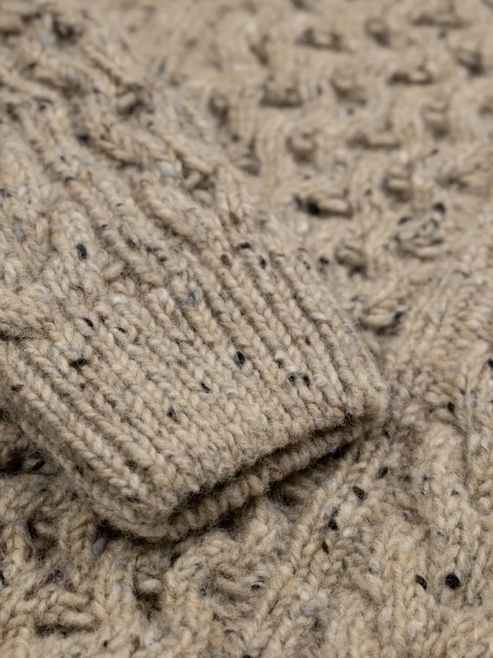 Finisterre Knitwear Men Cabet Sweater Oatmeal