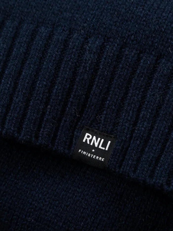 Finisterre Knitwear Men RNLI Polperro Sweater Navy