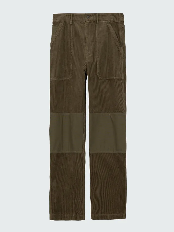 Finisterre Pants Men Basset Cord Trouser Olive