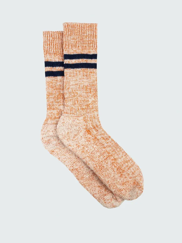 Finisterre Socks MenWomen Kelson Stripe Sock Sangrianavy