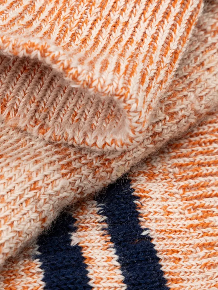 Finisterre Socks MenWomen Kelson Stripe Sock Sangrianavy