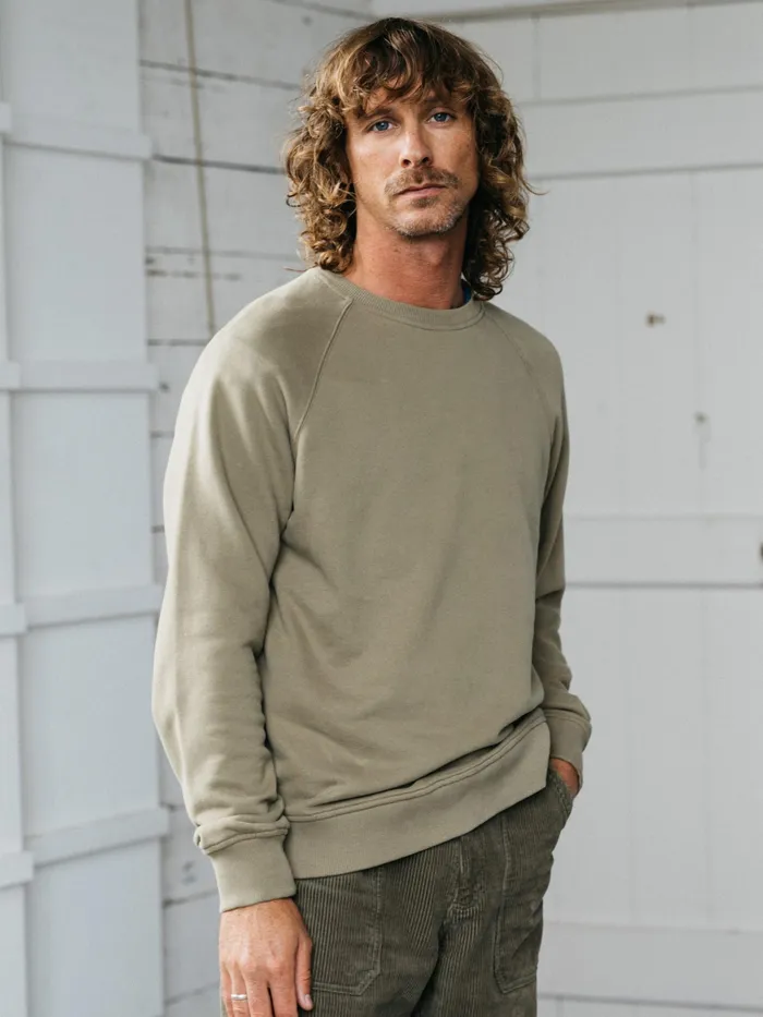 Finisterre Sweaters Men Coho Sweatshirt Willow Green
