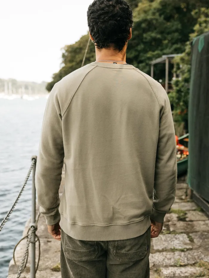 Finisterre Sweaters Men Coho Sweatshirt Willow Green