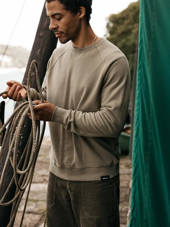 Finisterre Sweaters Men Coho Sweatshirt Willow Green