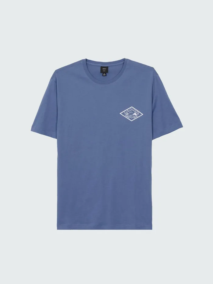 Finisterre TShirts Men Diamond Logo TShirt Coastal Fjord