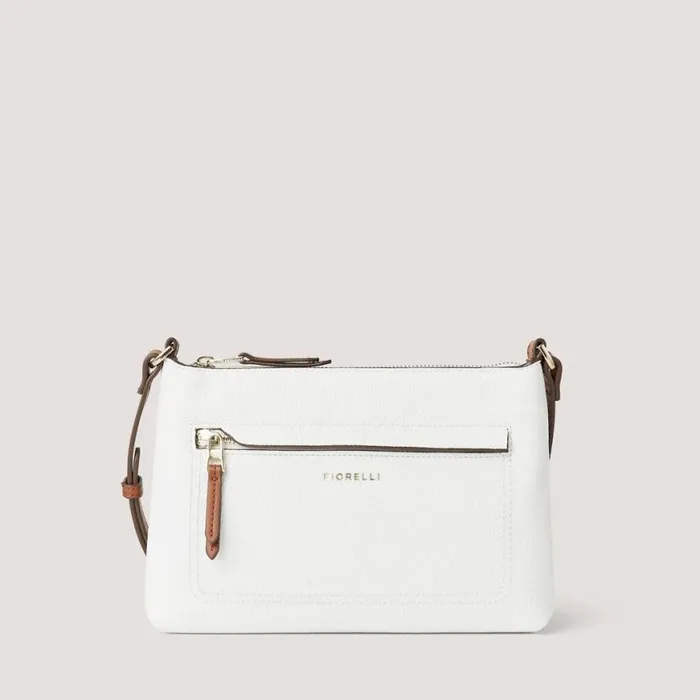Fiorelli Eden Crossbody White Tan Mix Backpacks Crossbody Bags