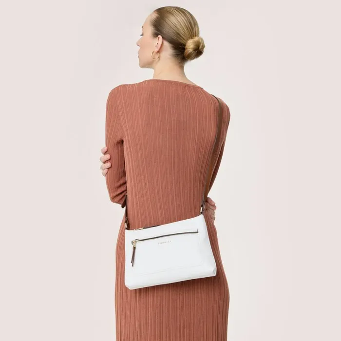 Fiorelli Eden Crossbody White Tan Mix Backpacks Crossbody Bags