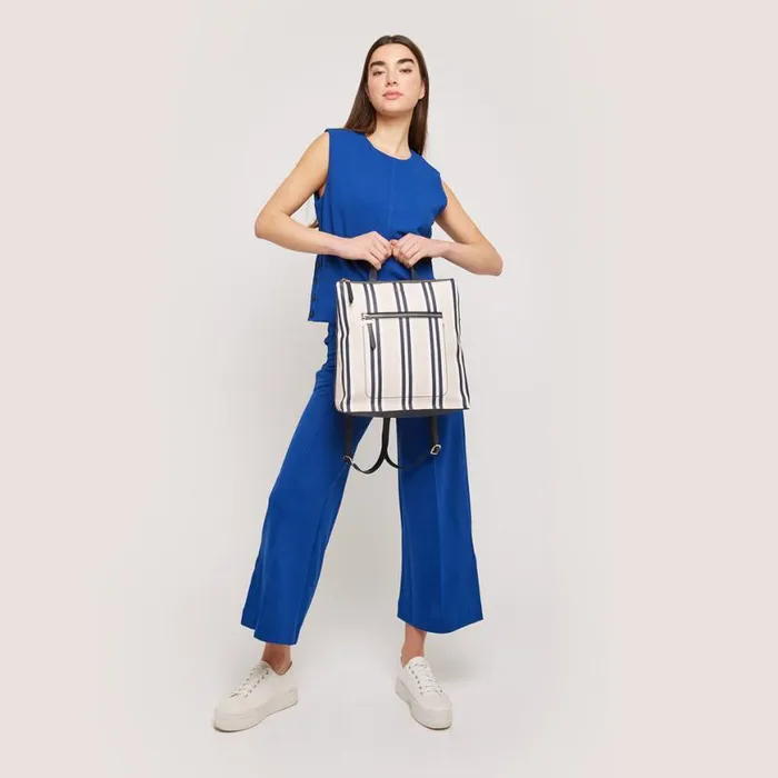 Fiorelli Finley Backpack Navy Stripe Backpacks Backpacks