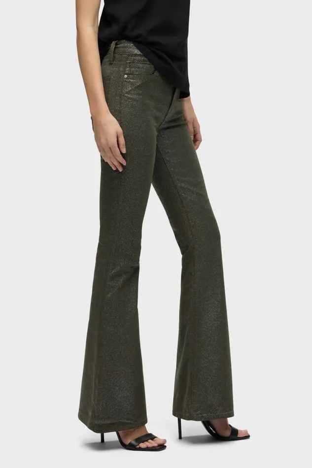 Flare Women Hudson Jeans Holly HighRise Flare Jean Cypress Glitter Flare Women Hudson Jeans Holly HighRise Flare Jean Cypress Glitter