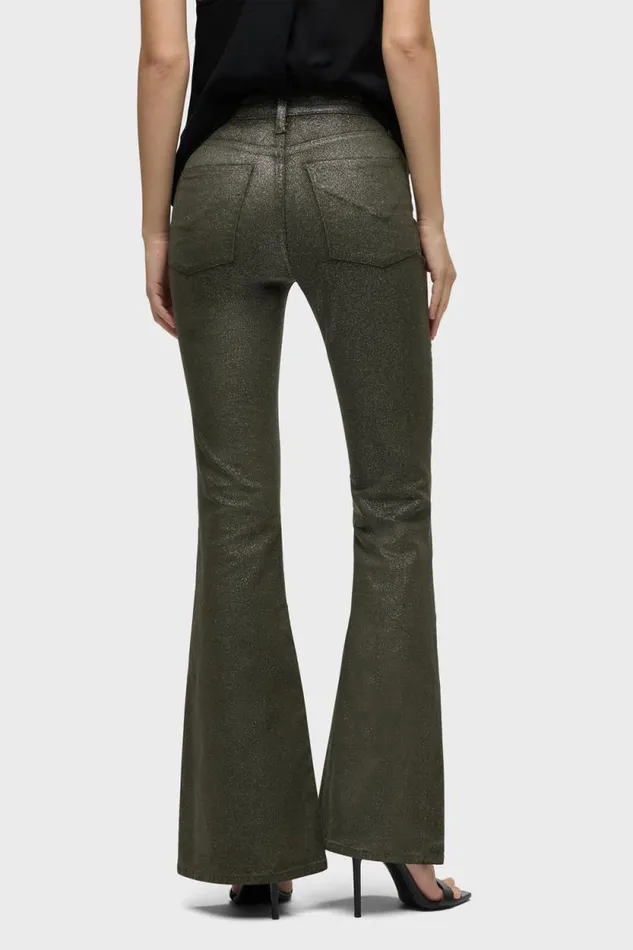 Flare Women Hudson Jeans Holly HighRise Flare Jean Cypress Glitter Flare Women Hudson Jeans Holly HighRise Flare Jean Cypress Glitter