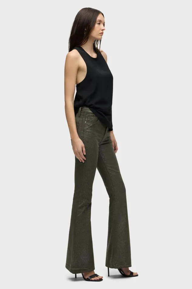 Flare Women Hudson Jeans Holly HighRise Flare Jean Cypress Glitter Flare Women Hudson Jeans Holly HighRise Flare Jean Cypress Glitter