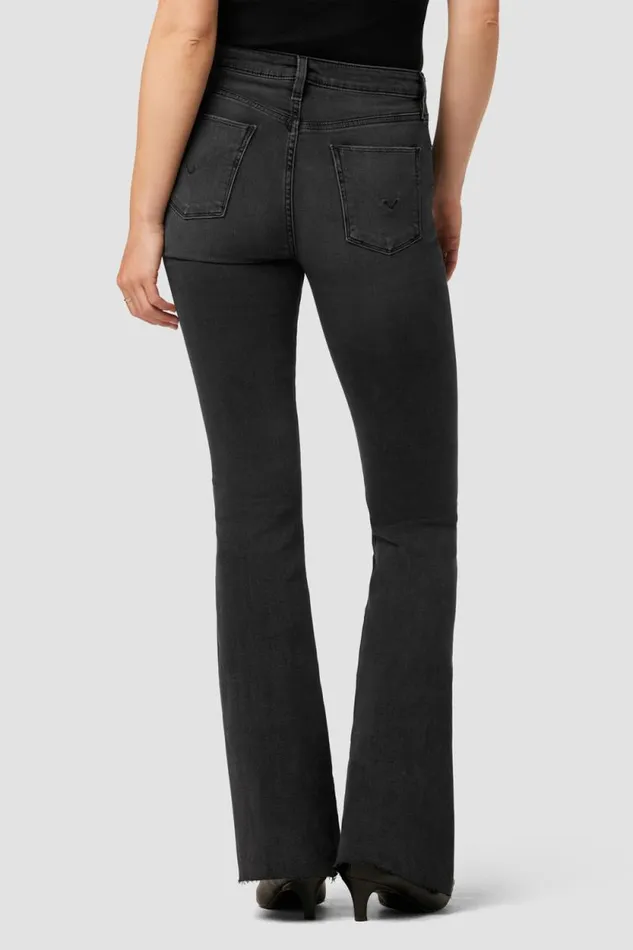 Flare Women Hudson Jeans Holly HighRise Flare Petite Jean Washed Black Flare Women Hudson Jeans Holly HighRise Flare Petite Jean Washed Black
