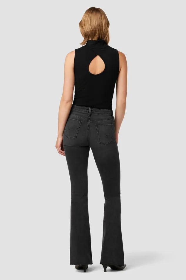 Flare Women Hudson Jeans Holly HighRise Flare Petite Jean Washed Black Flare Women Hudson Jeans Holly HighRise Flare Petite Jean Washed Black