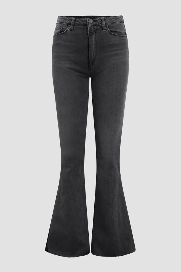 Flare Women Hudson Jeans Holly HighRise Flare Petite Jean Washed Black Flare Women Hudson Jeans Holly HighRise Flare Petite Jean Washed Black