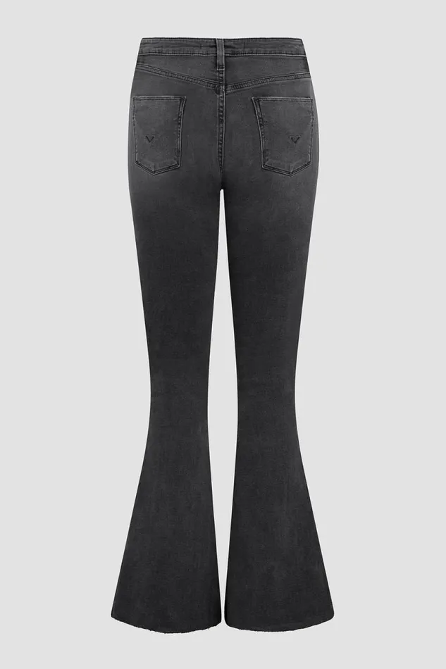 Flare Women Hudson Jeans Holly HighRise Flare Petite Jean Washed Black Flare Women Hudson Jeans Holly HighRise Flare Petite Jean Washed Black