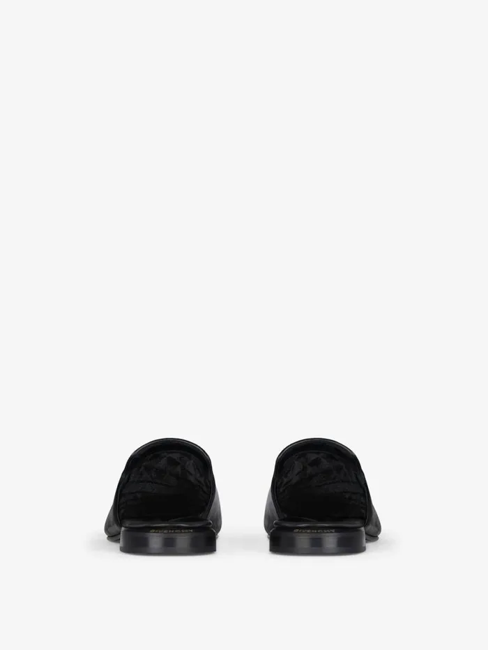Flat Mules In Leather And Suede Black Men Givenchy Boots and Loafers