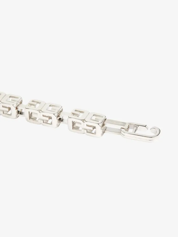 G Cube Chain Strap In Metal Palladium Women Givenchy Straps and Other Accessories