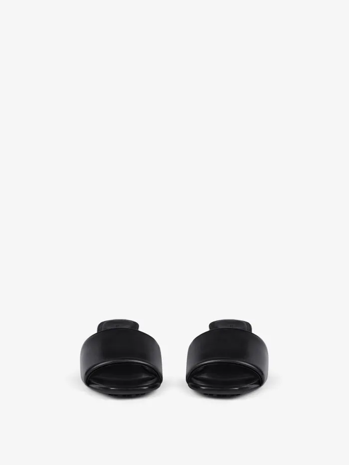 G Cube Mules In Leather Black Women Givenchy Heels