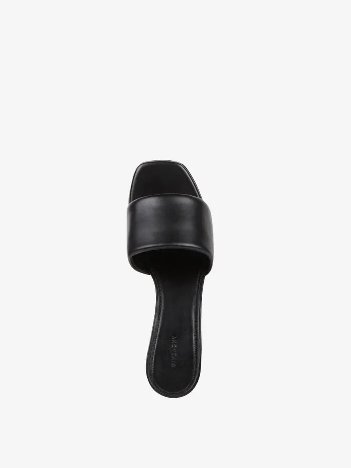 G Cube Mules In Leather Black Women Givenchy Heels