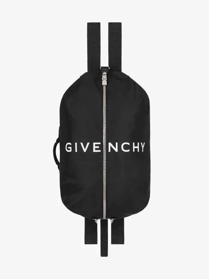 GZip Backpack In Nylon Black Men Givenchy Backpacks
