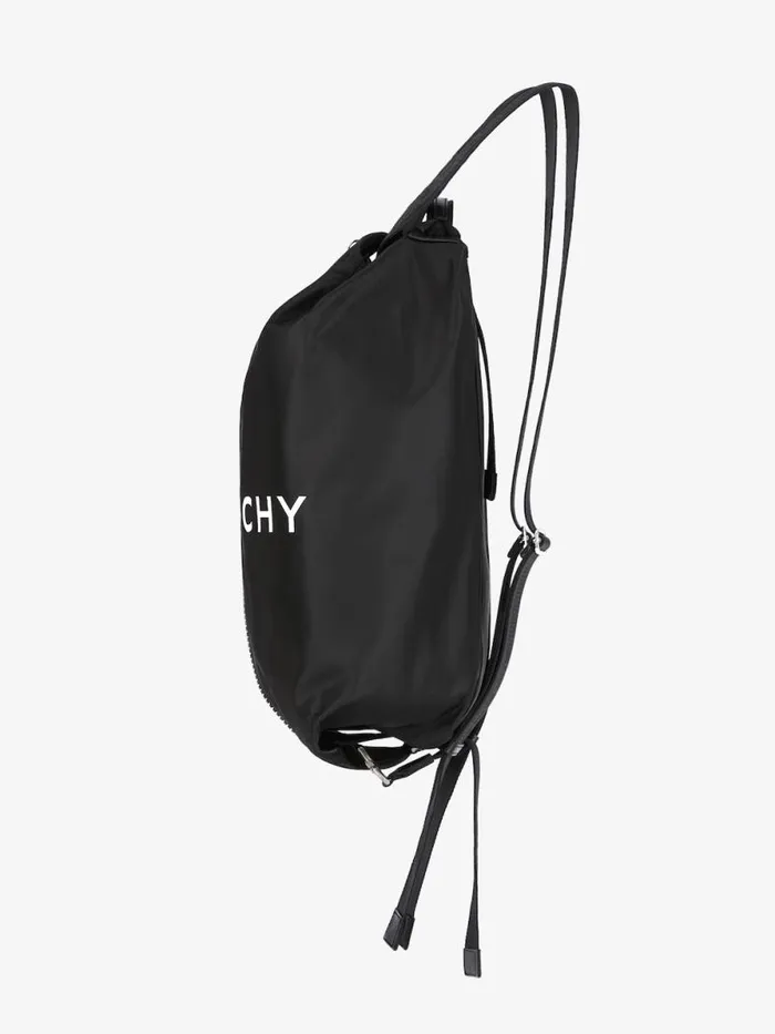 GZip Backpack In Nylon Black Men Givenchy Backpacks