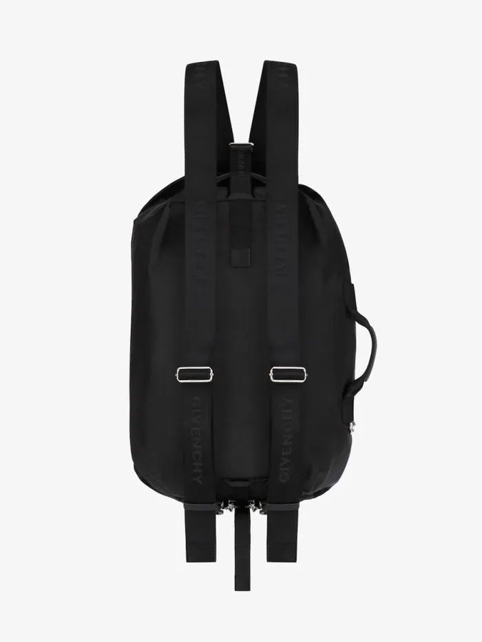GZip Backpack In Nylon Black Men Givenchy Backpacks