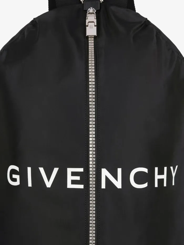 GZip Backpack In Nylon Black Men Givenchy Backpacks