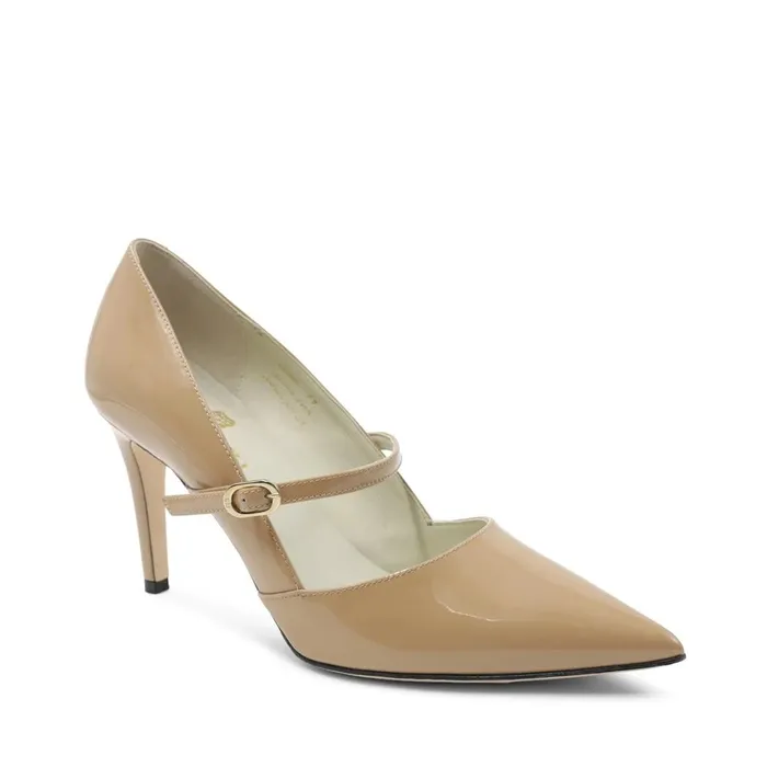 Gemma MaryJane Leather Pump 8211 Honey Patent Women Bruno Magli Pumps