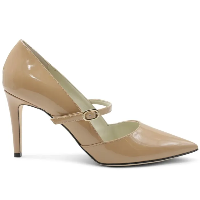 Gemma MaryJane Leather Pump 8211 Honey Patent Women Bruno Magli Pumps