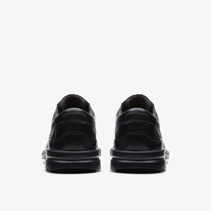 Gessler Lace Black Leather Men Clarks Casual Dress Shoes