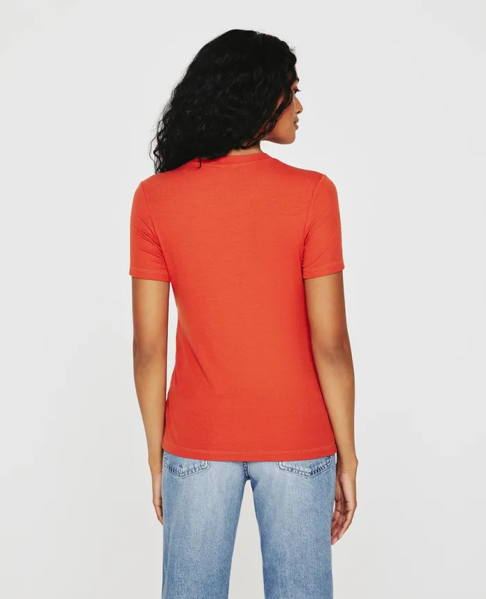 Gray Boy Tee Terra Cotta Women AG Jeans Tees and Tanks Gray Boy Tee Terra Cotta Women AG Jeans Tees and Tanks