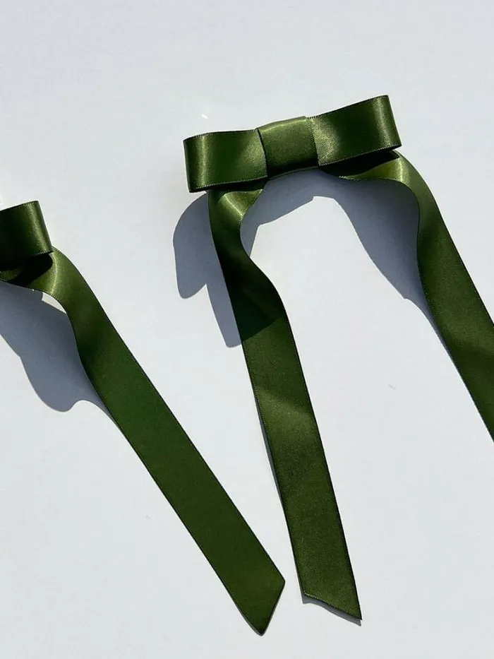 Hair Accessories Shop Lisa Says Gah Mini Ribbon Clip Two Pack