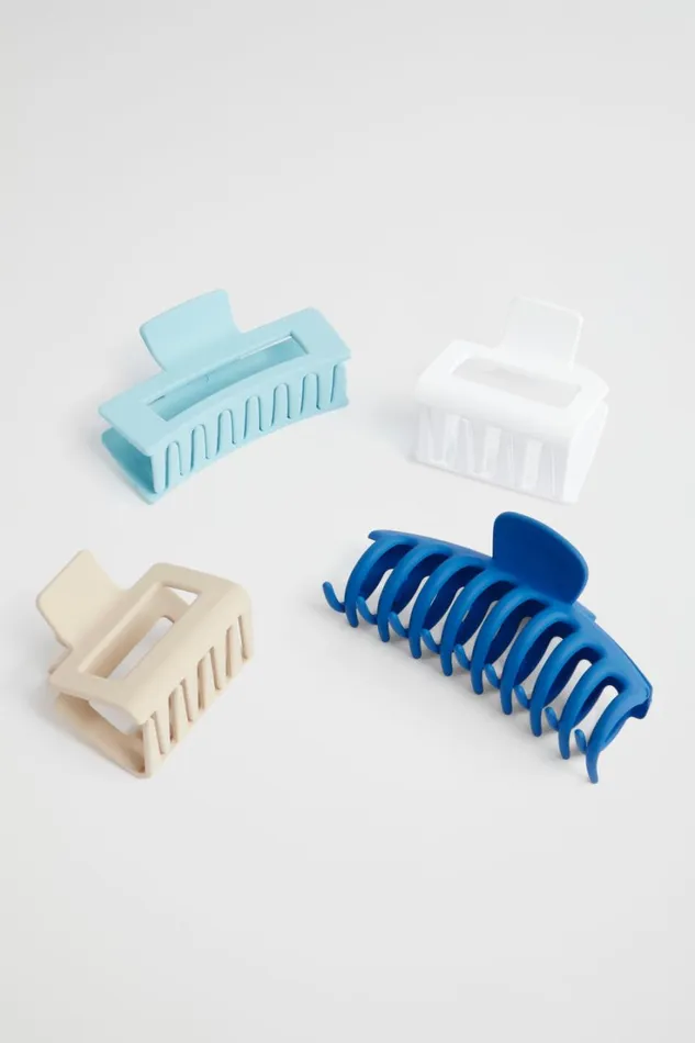 Hair Accessories Woman Seed Heritage Quad Hair Claw Pack Deep Ocean