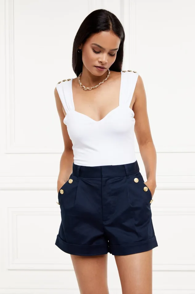 Holland Cooper Amoria Tailored Short Ink Navy Women Shorts