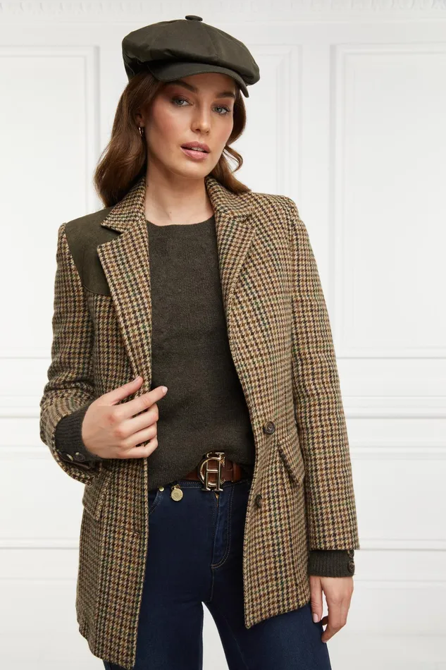 Holland Cooper Baker Boy Green Wax Women Tailoring Holland Cooper Baker Boy Green Wax Women Tailoring