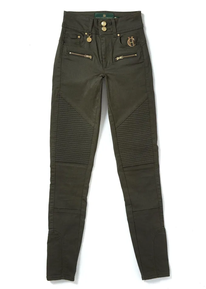 Holland Cooper Biker Jean Hunter Green Women Jeans Holland Cooper Biker Jean Hunter Green Women Jeans