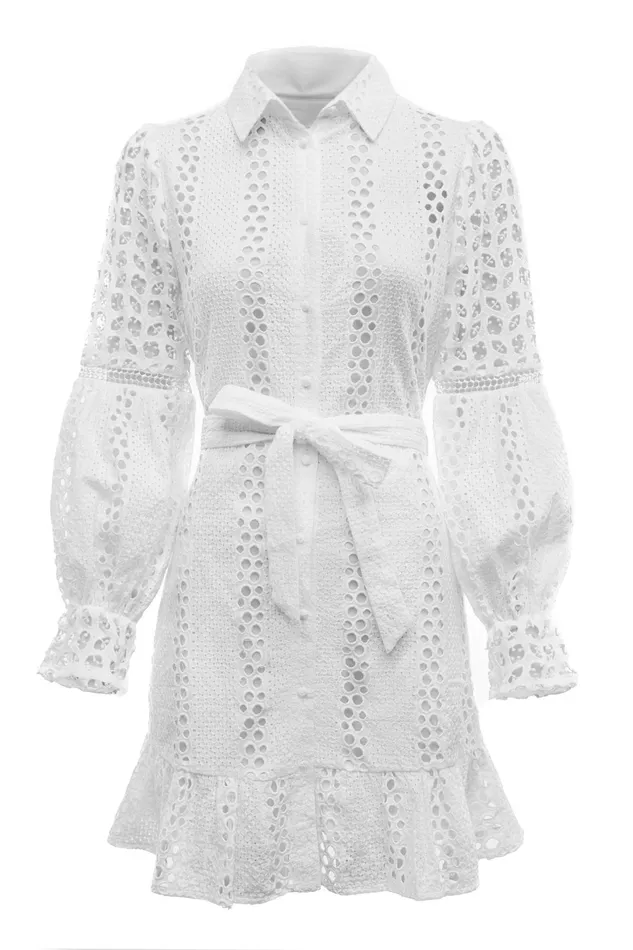 Holland Cooper Broderie Lace Dress Women Dresses Holland Cooper Broderie Lace Dress Women Dresses