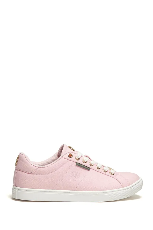 Holland Cooper Chelsea Court Trainer Pink Women Trainers