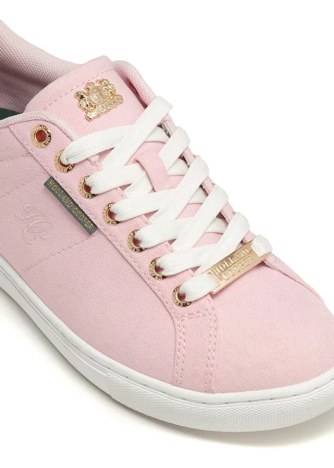 Holland Cooper Chelsea Court Trainer Pink Women Trainers Holland Cooper Chelsea Court Trainer Pink Women Trainers