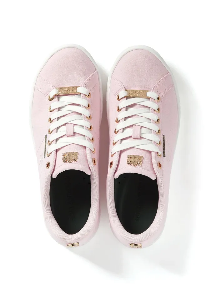 Holland Cooper Chelsea Court Trainer Pink Women Trainers Holland Cooper Chelsea Court Trainer Pink Women Trainers