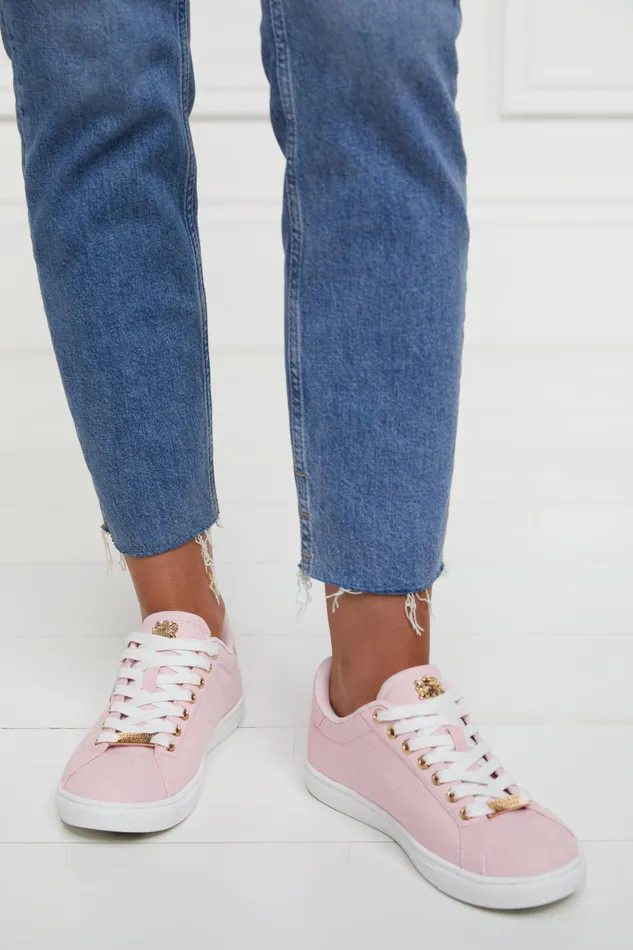 Holland Cooper Chelsea Court Trainer Pink Women Trainers Holland Cooper Chelsea Court Trainer Pink Women Trainers