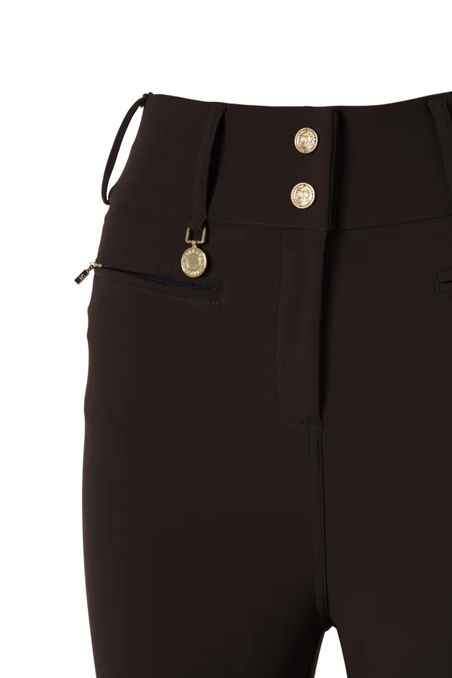 Holland Cooper Contour Trouser Chocolate Women Trousers Holland Cooper Contour Trouser Chocolate Women Trousers