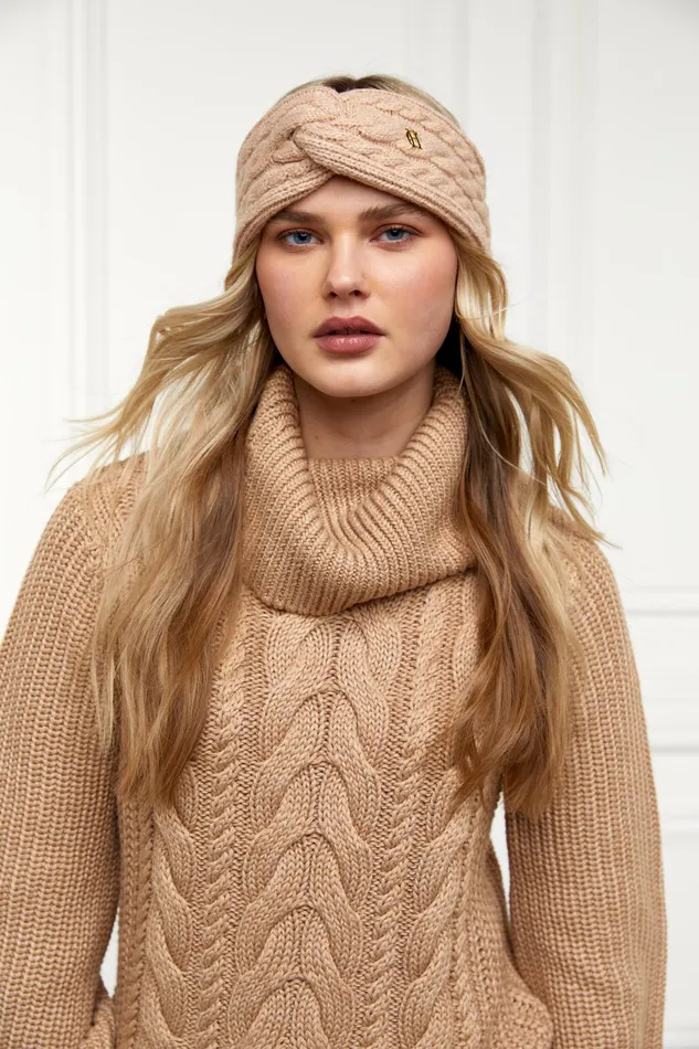 Holland Cooper Cortina Headband Camel Women Hats and Headbands Holland Cooper Cortina Headband Camel Women Hats and Headbands