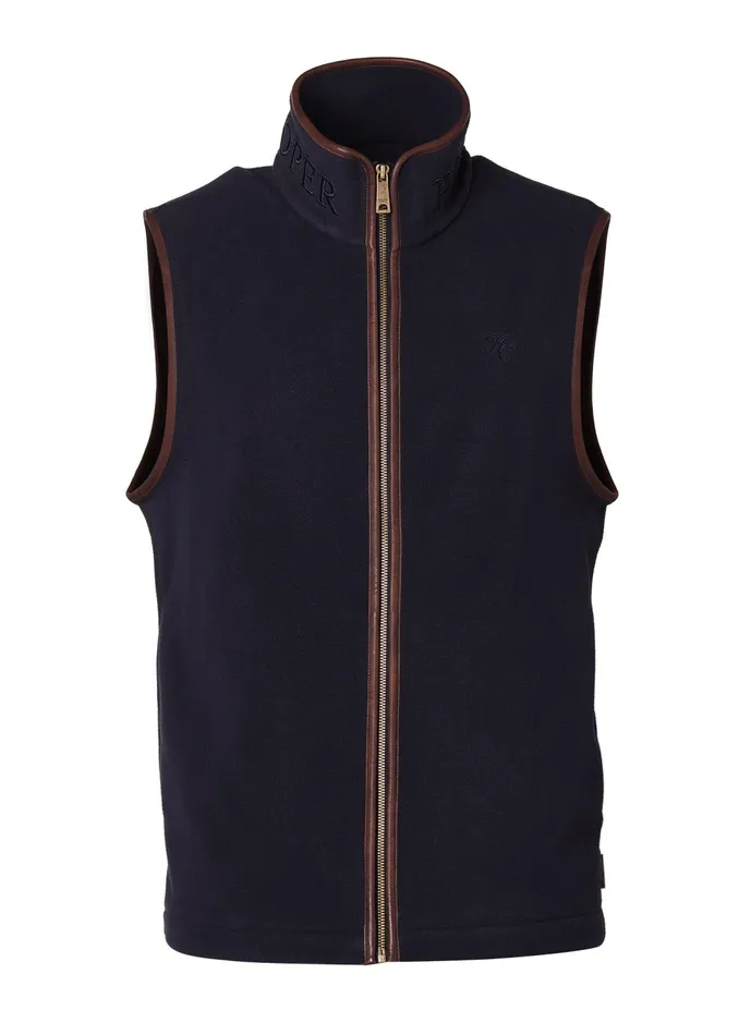 Holland Cooper Country Fleece Gilet Ink Navy Men Fleeces