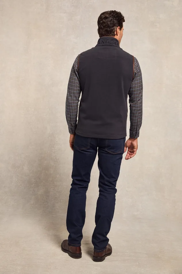 Holland Cooper Country Fleece Gilet Ink Navy Men Fleeces