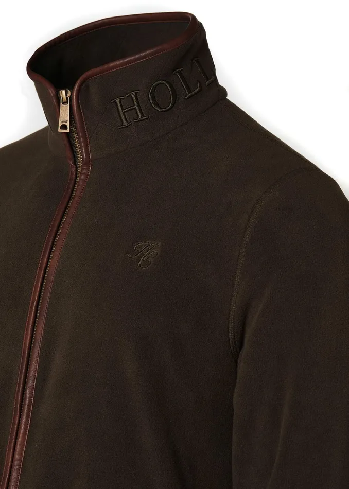Holland Cooper Country Fleece Jacket Khaki Men Fleeces