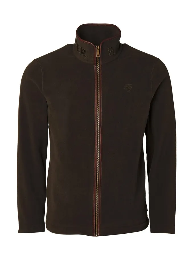 Holland Cooper Country Fleece Jacket Khaki Men Fleeces